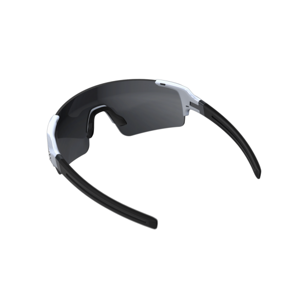 BBB BSG-6307 FullView Glasses Glossy White/Flash Mirror