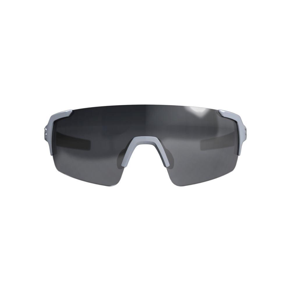 BBB BSG-6307 FullView Glasses Glossy White/Flash Mirror