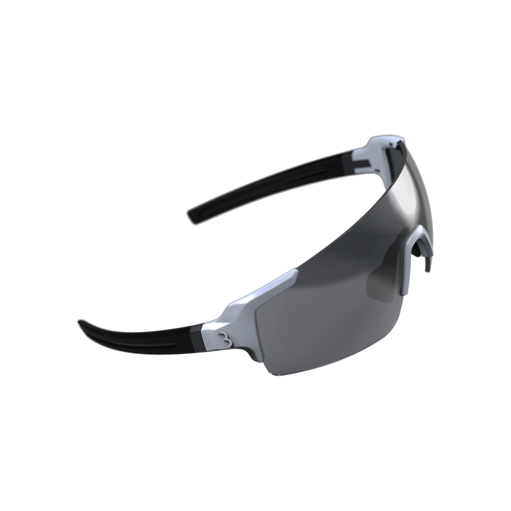 BBB BSG-6307 FullView Glasses Glossy White/Flash Mirror