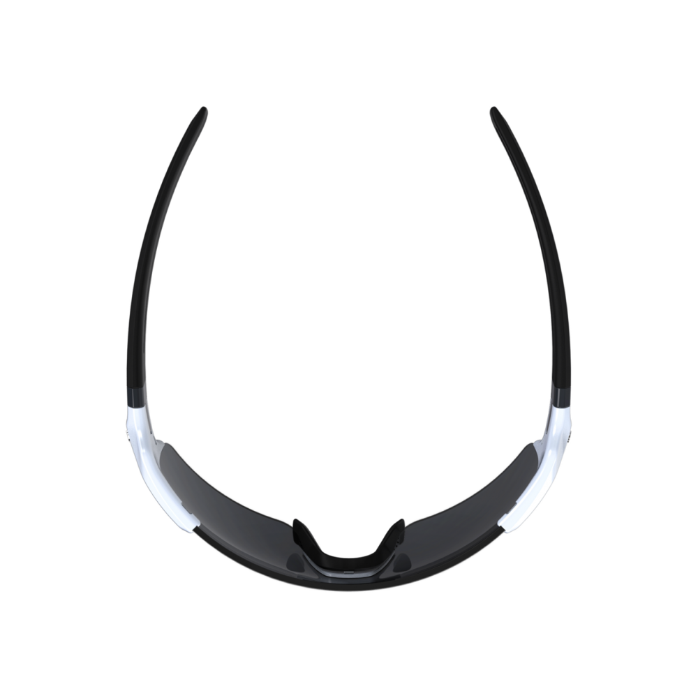 BBB BSG-6307 FullView Glasses Glossy White/Flash Mirror