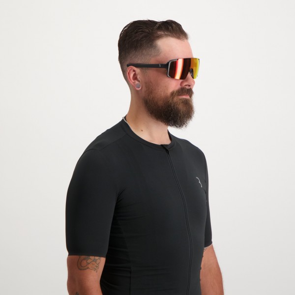 BBB BSG-6905 Chester Glasses Matt Black/Orange Red Mlc