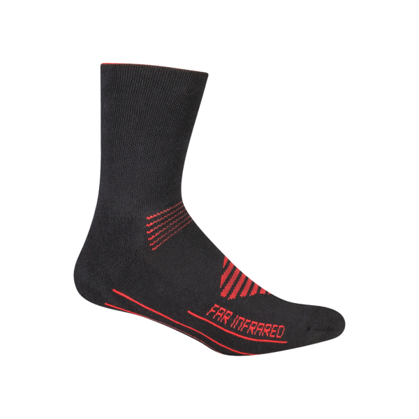 BBB BSO-16 FIRFeet Cycling Socks Black/Red 39-43