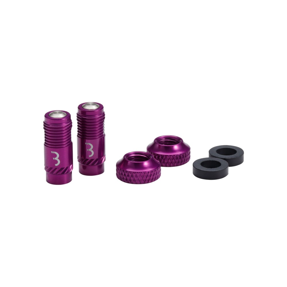 BBB BTI-165 Valve caps CoreCap Purple 2 pcs