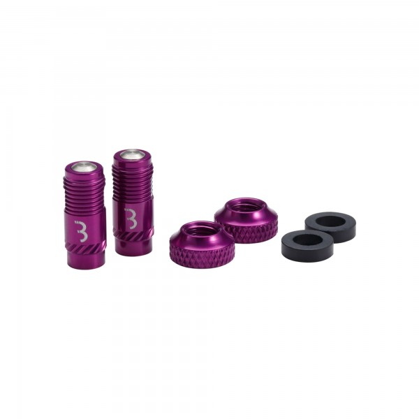 BBB BTI-165 Valve caps CoreCap Purple 2 pcs