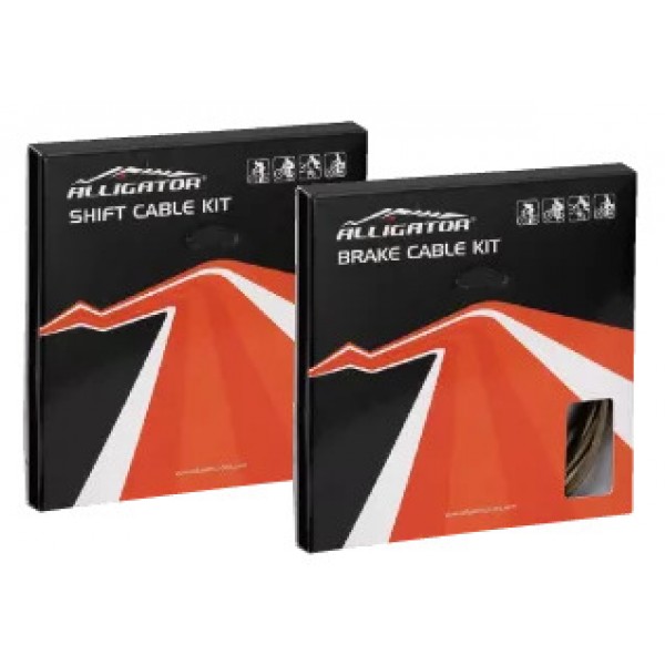 Alligator Sleek Gear Cable-Set Black