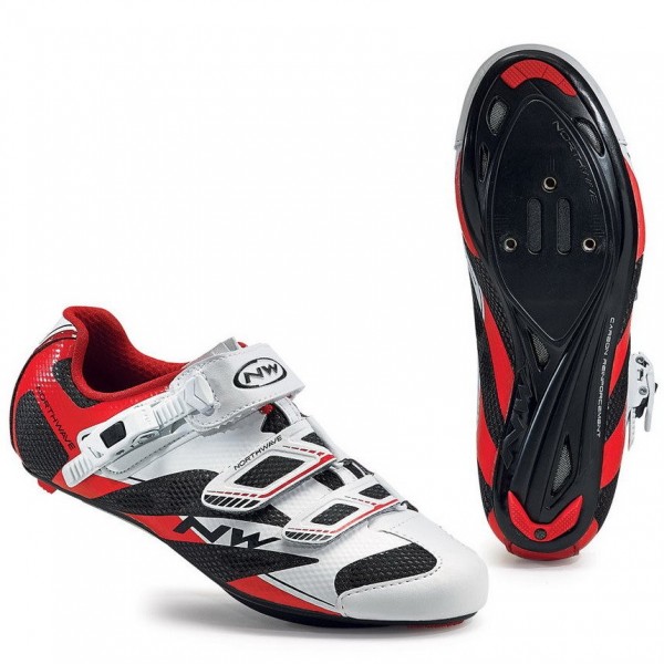 Northwave Sonic SRS white-red 45