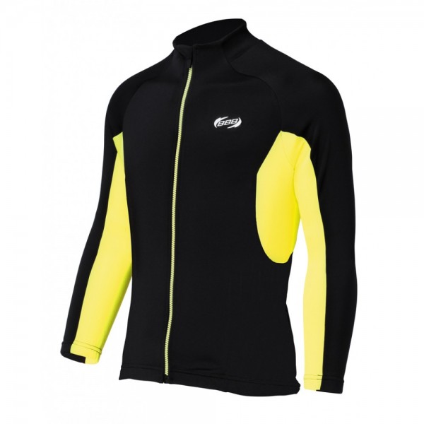 BBB BBW-168 Quadra LS Jersey Black/Yellow M